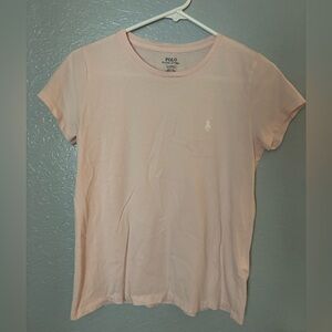 Baby pink RL tee